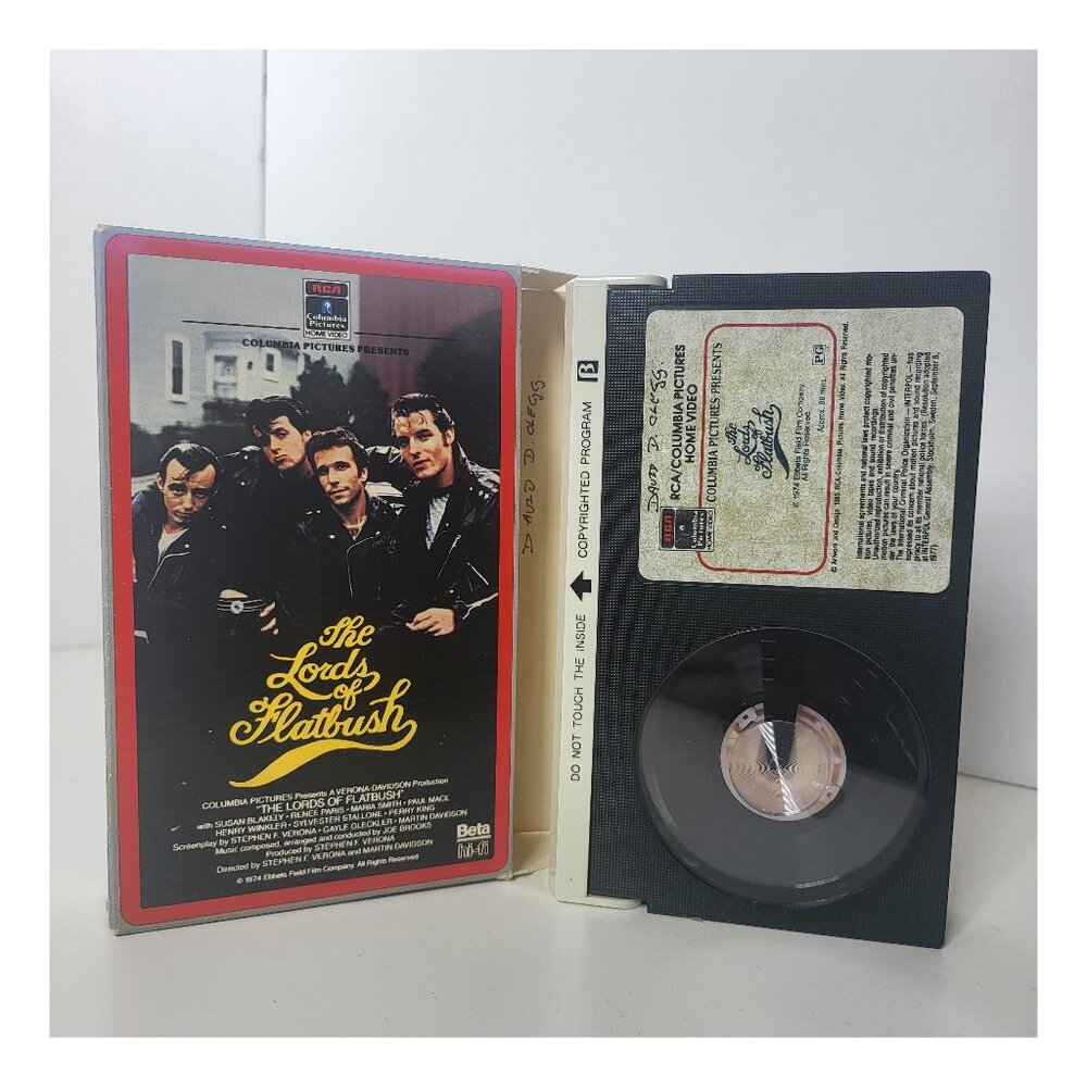 The Lords of Flatbush BETA Tape Betamax (Not VHS) Sylvester Stallone